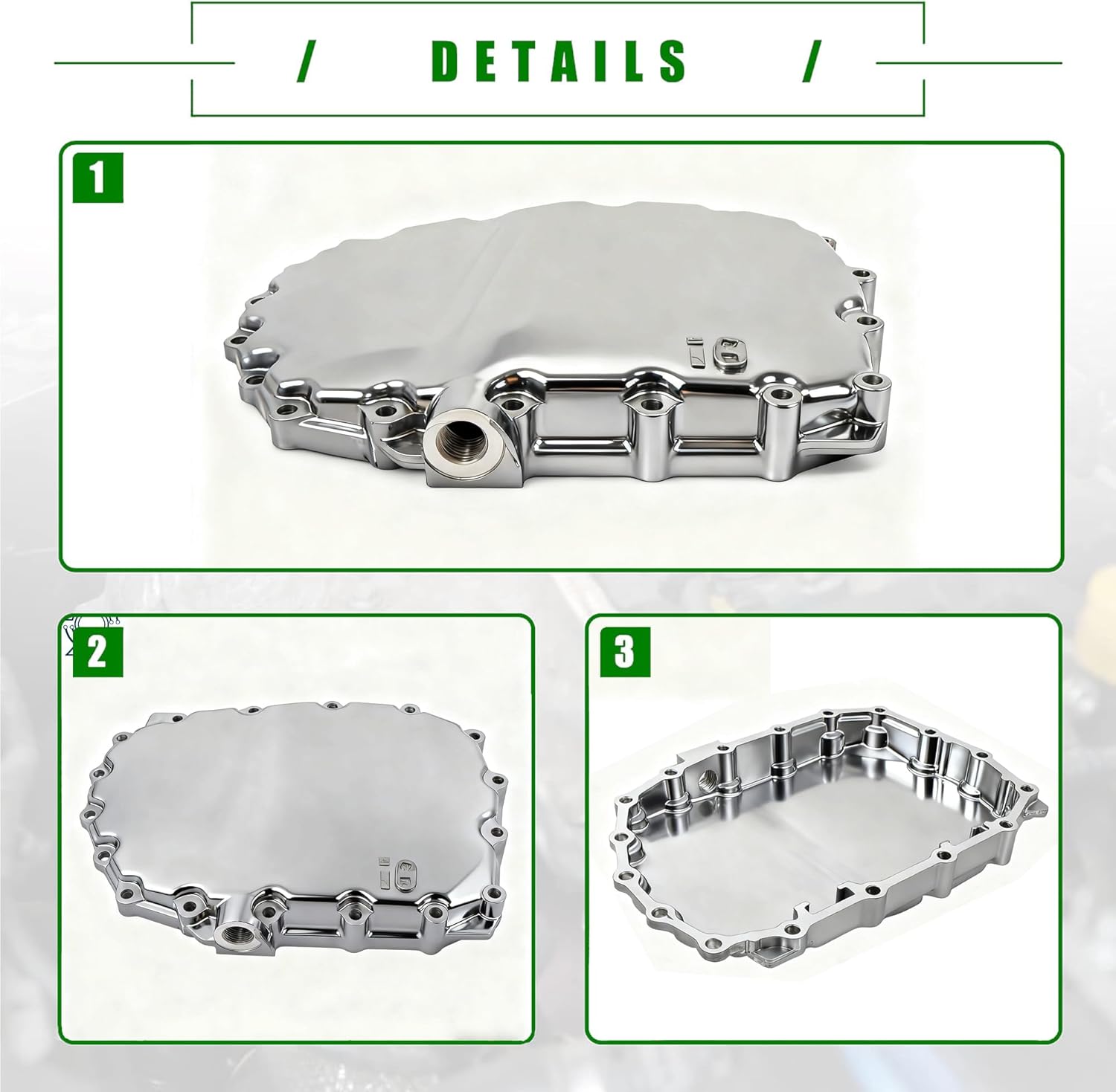 Transmission Oil Pan Compatible with Honda Fit 2015-2019 HR-V 2016-2018 L4 1.5L 1.8L Replace 211515T0000