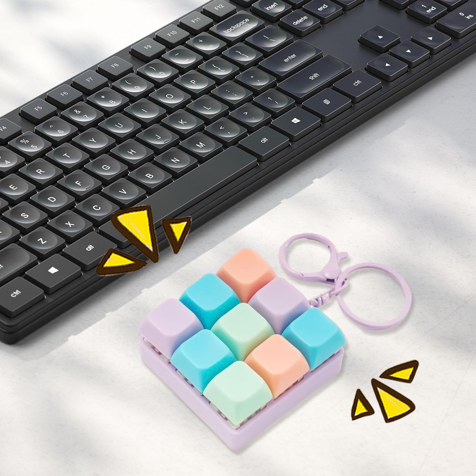 Clicky Keyboard Fidget, Multicolor - Image 6