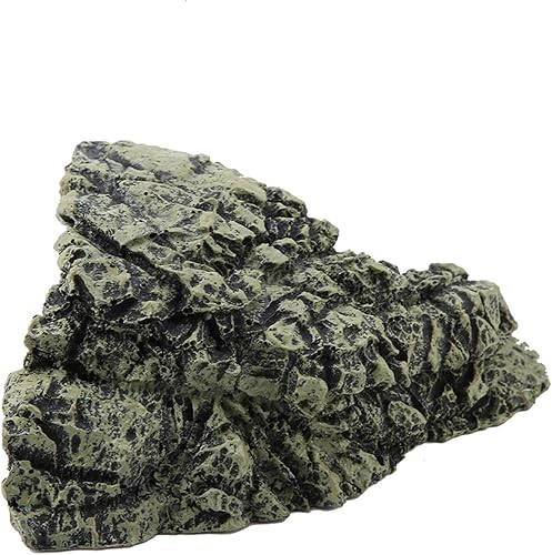 Miniatura 8 de Escondite de reptiles, plataforma de tortuga resina paisaje piedra, tortuga basking plataforma, peces cueva ocultando acuario tortuga reptil tomar