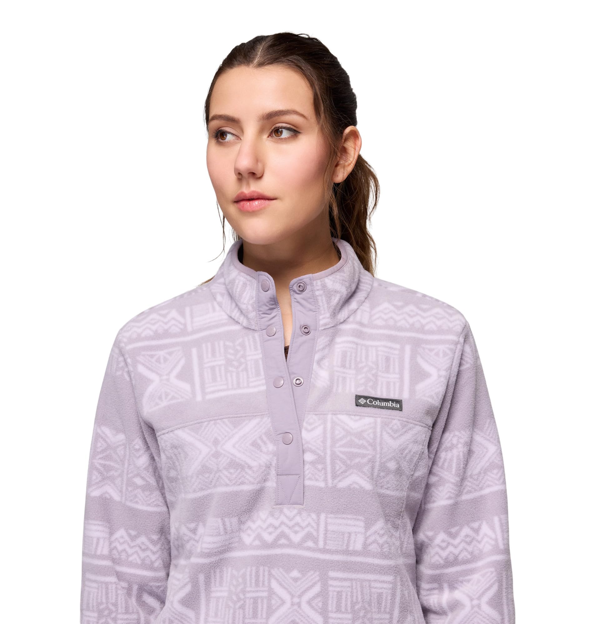 Columbia Benton Springs Printed Half Snap Pull en Polaire Femme (Lot de 1)