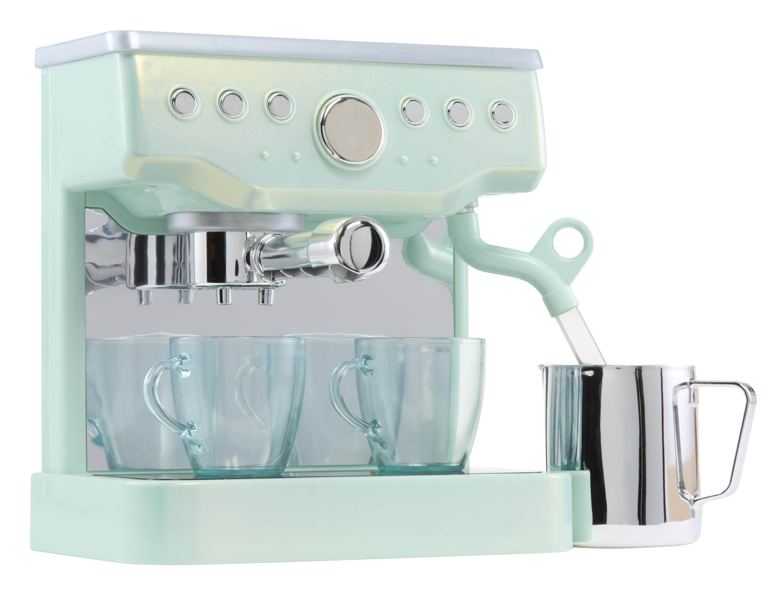 Sweet Spaces Espresso Machine – Sea Foam, Imaginative Play, Pretend Play Kitchen, Boys and Girls Ages 3+ Years