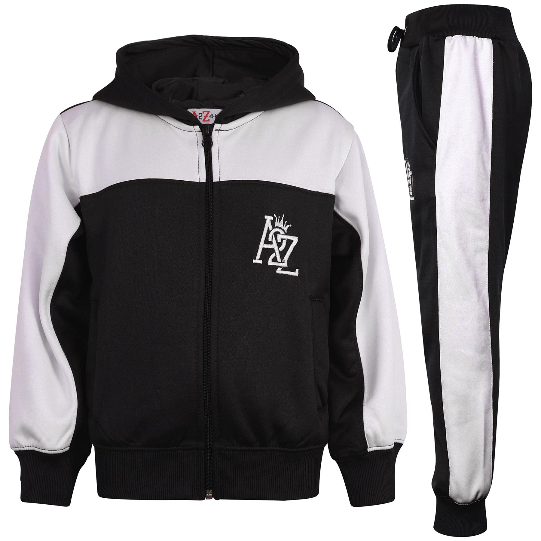 A2z 4 Kids Girls Black Boys Fleece - T.s A2z 704 9-10