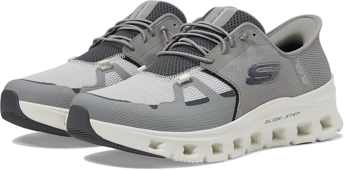 Skechers Summits-Sweet Glow Mujer | Trabajo, Sin cordones, Escalón deslizante, Antideslizante, Repelente al agua, Espuma con memoria enfriada por aire