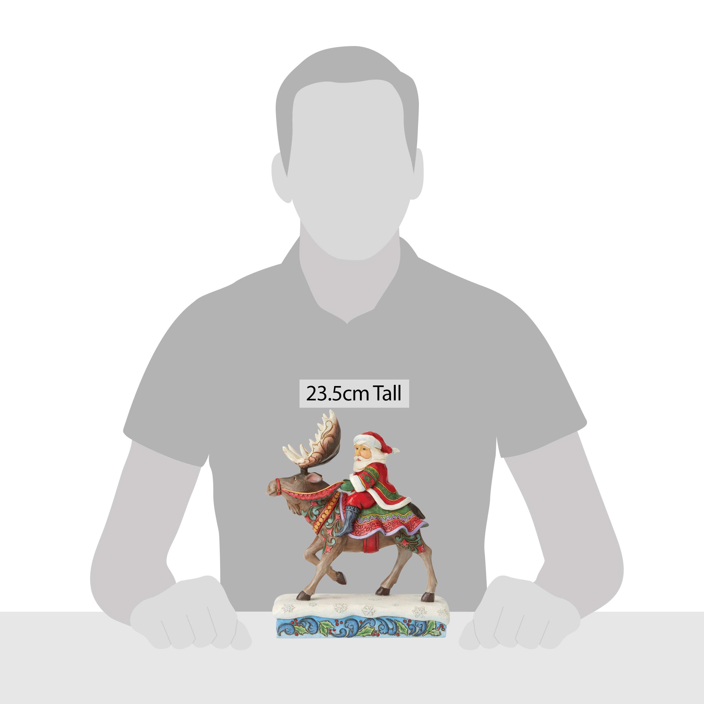 Amazon.com: Jim Shore Heartwood Creek 6004133, 9.25 ,Resin Santa