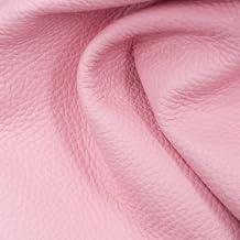 The Leather Guy - Pasadena Perfect Pink - Tried N True 4" x 6" Pre-Cut Genuine Cowhide, 3-4oz 1.2-1.6mm Thickness Fashion Leather for Crafting Wallets, Purses, and Bags