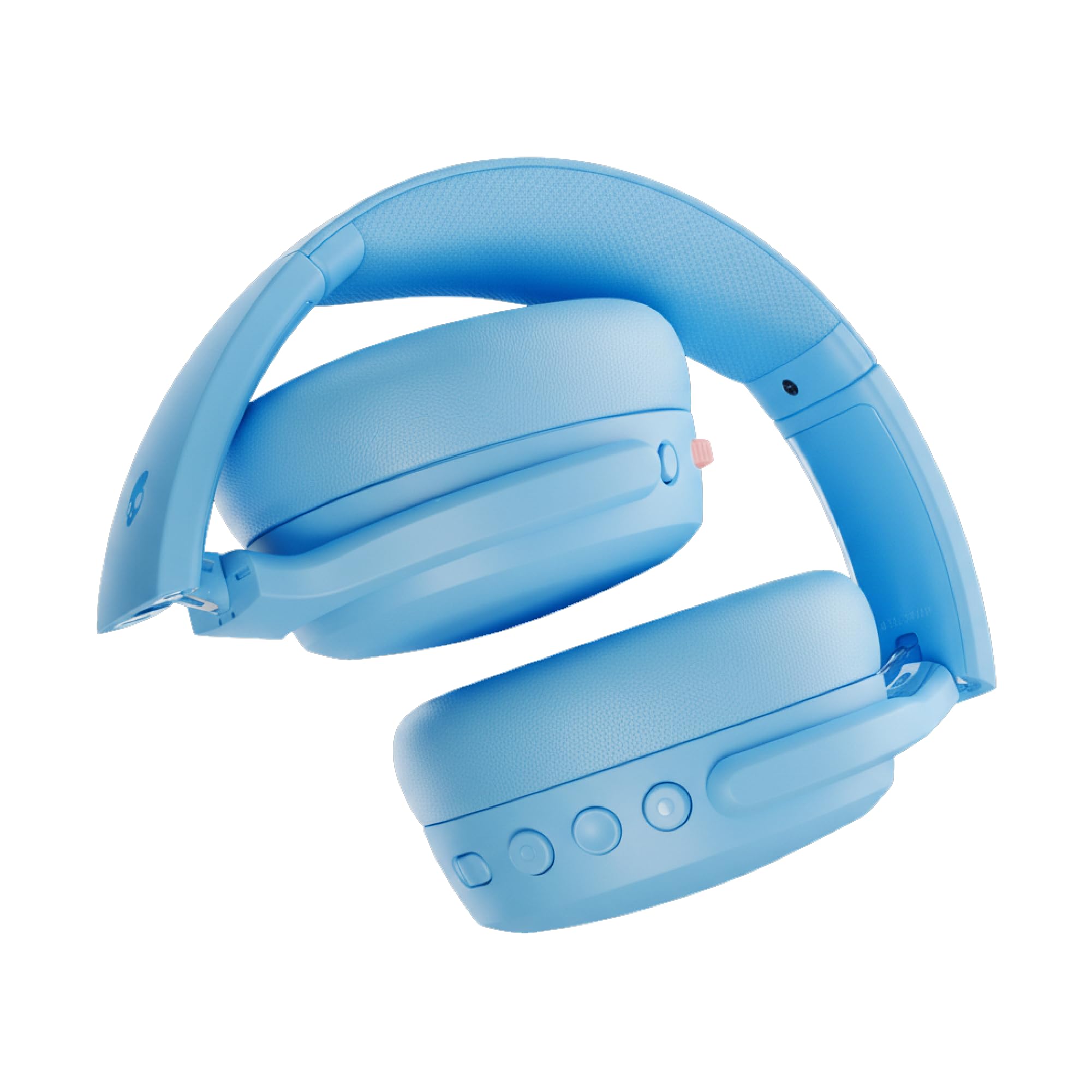 Skullcandy Crusher ANC 2 Wireless Bluetooth Over-Ear-Kopfhörer, Multisensorischem Bass, Active Noise Cancelling, 60 Stunden Akkulaufzeit - Hellblau