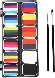 FASHIONMYDAY Face Paint Oil Palette Makeup Kit 12 Colors Waterbased for Kids Fancy Makeup Price In India