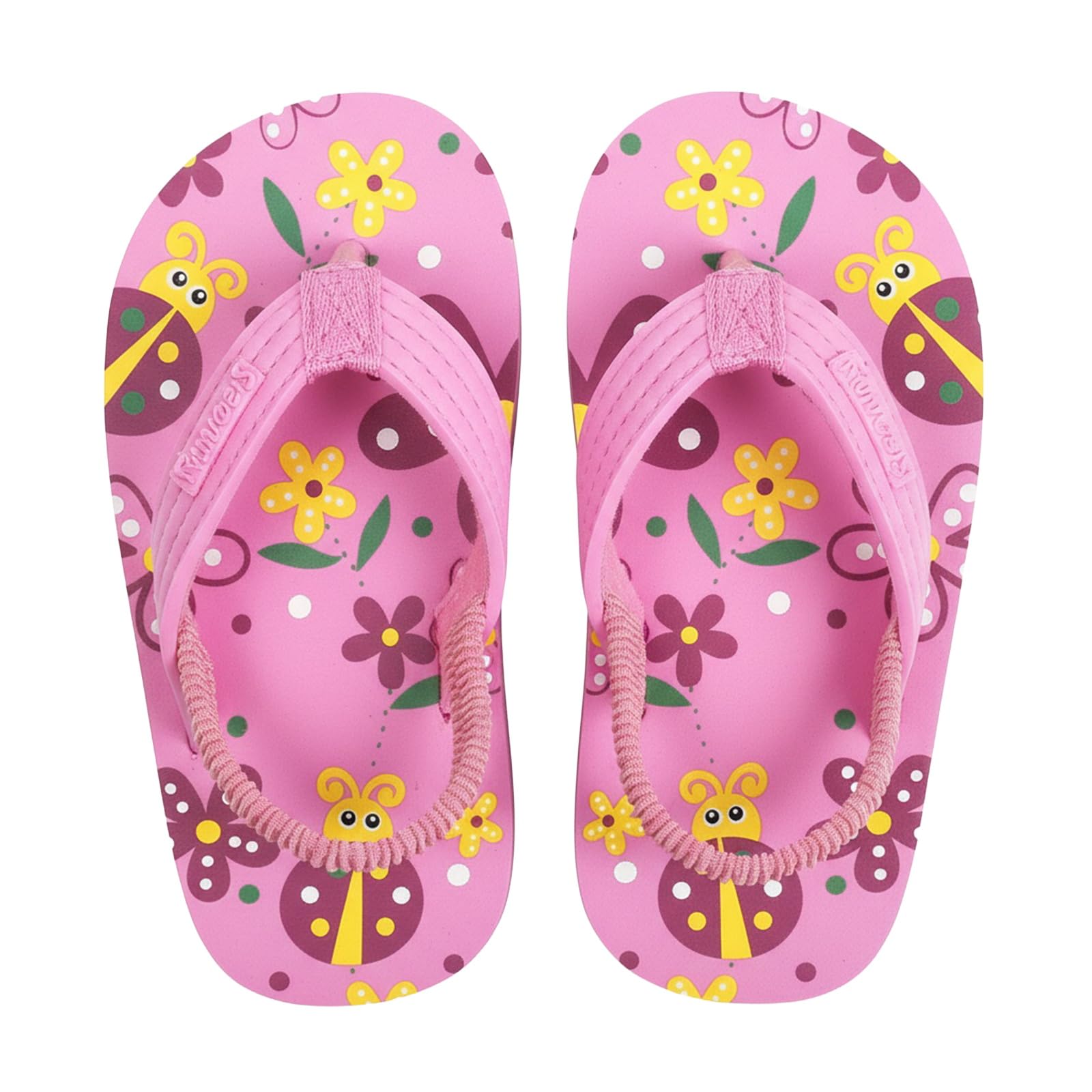 Boys Girls Strap Flip Flops Sandals Cute Cartoon Unicorn Shark Toddler Flip Flop Kids Pool Beach Flat Slide Summer Water Shoes