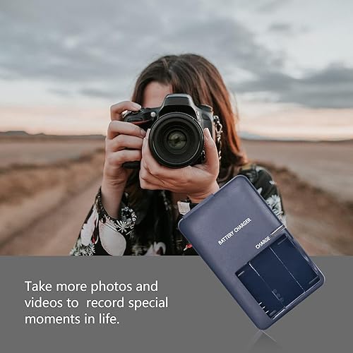 Miniatura 7 de CB-2LVE CB-2LV Cargador de batería rápido para Canon NB-4L Batería Compatible Canon PowerShot ELPH 100 HS,300 HS,330 HS,SD400,SD600,SD750,SD780