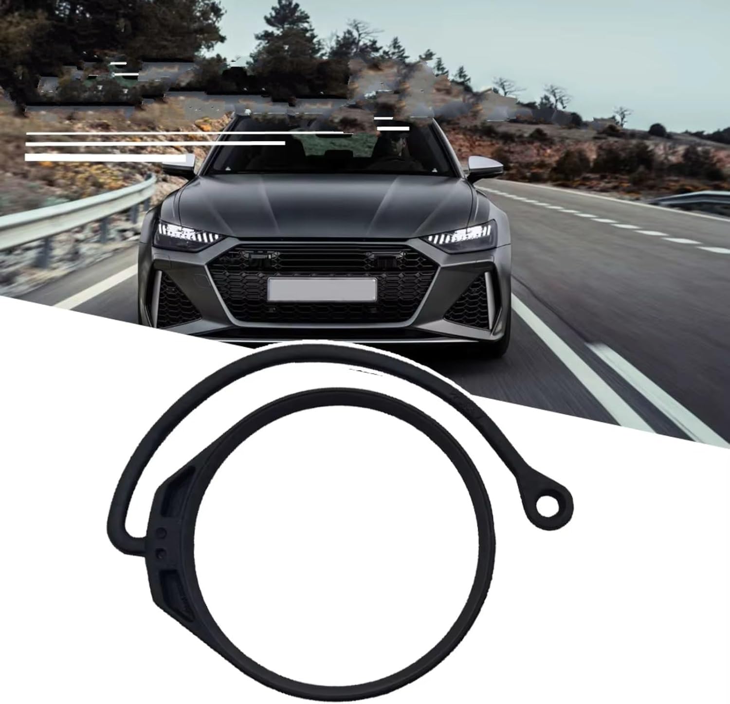 Compatible With A1 A3 A4 A5 A6 A7 A8 Q3 Q5 Q7に適合 車用燃料タンクカバー 牽引ロープ