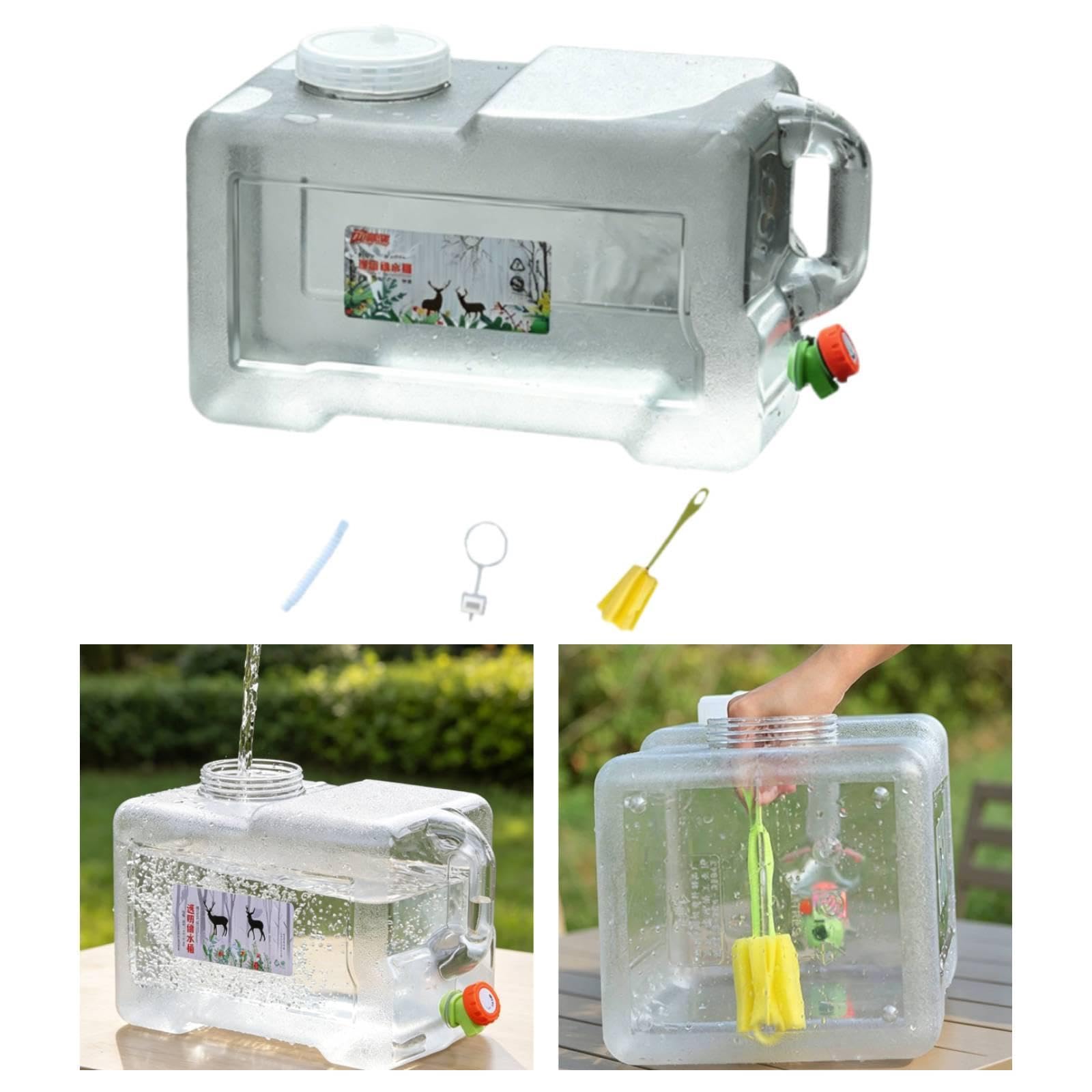 Camping-Wasserbehälter, Outdoor-Eimer, Tank, Verlängerungsschlauch, Getränkespender, Wasserbehälter für, Händewaschen, Picknick, Grillen