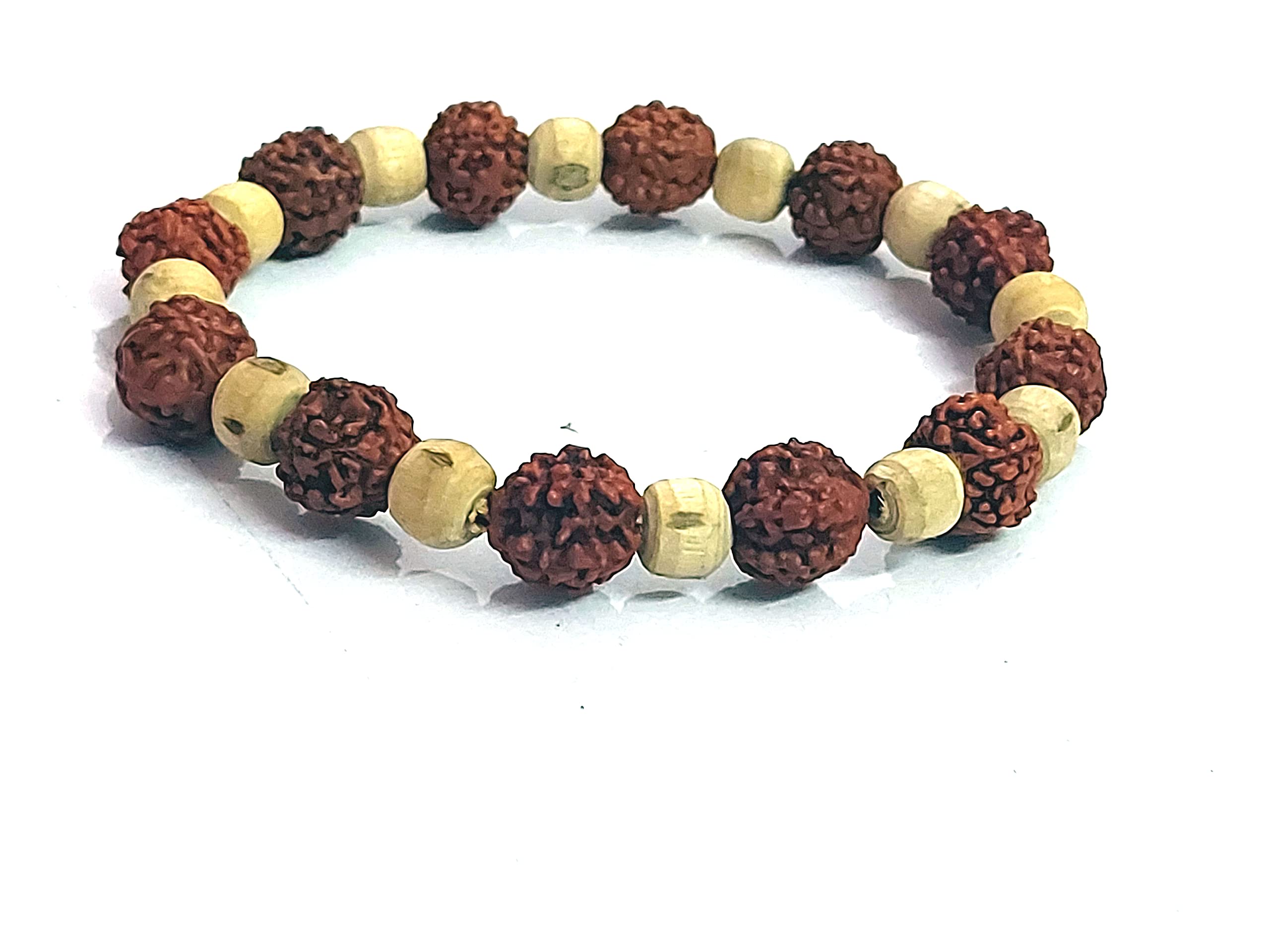 ASTROGHAR Natural Tulsi and Rudraksha Bracelet For Men and Women (B09BNLLJ2H) Amazon Price History, Amazon Price Tracker