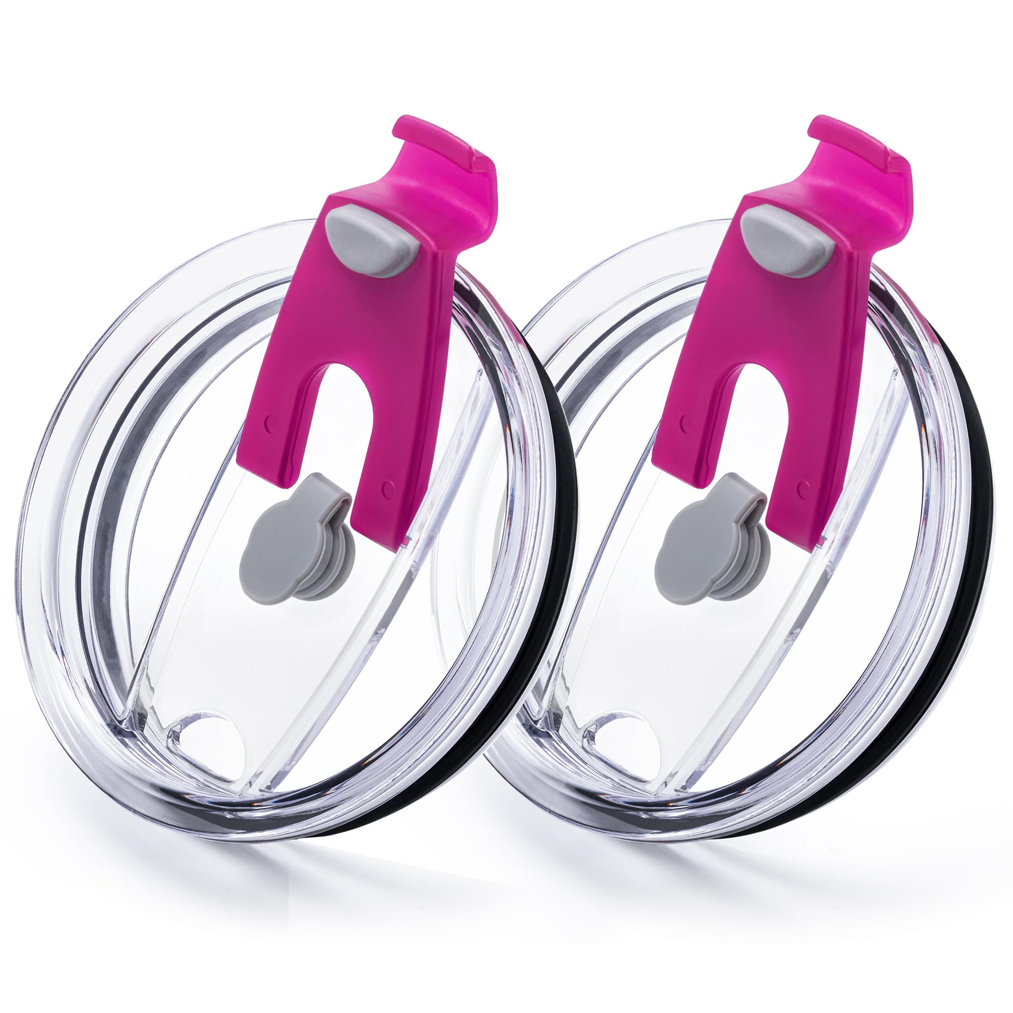 Soledea30oz Replacement Lids for Yeti Tumblers, 2 Pack Spill Proof Lids Compatible with YETI 30oz Tumbler, D·S, BJPKPK, WETOWETO, ALBOR, Toopify, MEZMUT