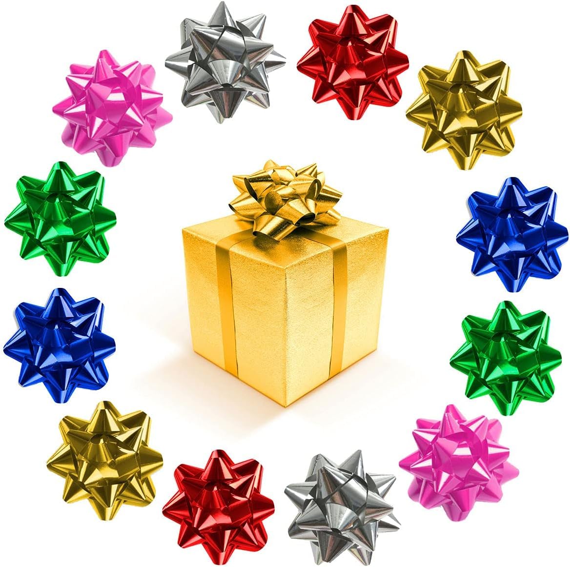 Fiocchi Natalizi Autoadesivi In Velluto Verde Muschio, Set Da 6, Per Confezioni Regalo, Bomboniere, Decorazioni Fai Da Te