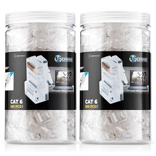 Miniatura 10 de RJ45JAR - Conectores modulares, CAT6 200 unidades.