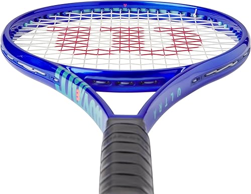Miniatura 4 de Wilson Ultra 99 Pro V5 - Raquetas de tenis para adultos, ensartadas con Sensation 16 Natural en tensión de rango medio