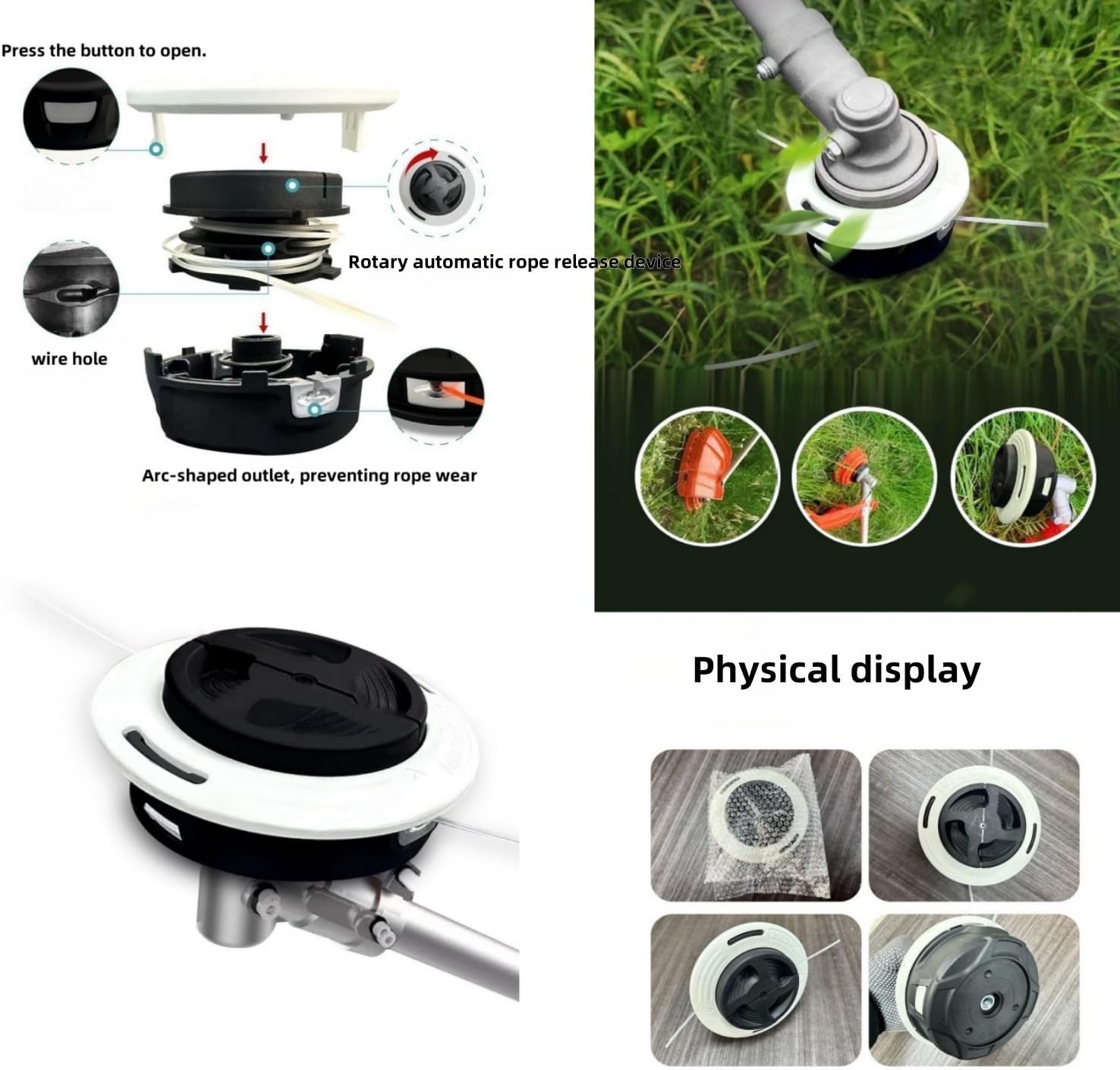 2-Pack C26-2 Trimmer Head Replacement for Stihl FS55 FS56 FS70 FS80 FS85 FS90 FS110 FS120 FS130 FS131 FS240 FS250 & More - Compatible with Brushcutters/Weed Eaters (Fits Models 4002 710 2169)