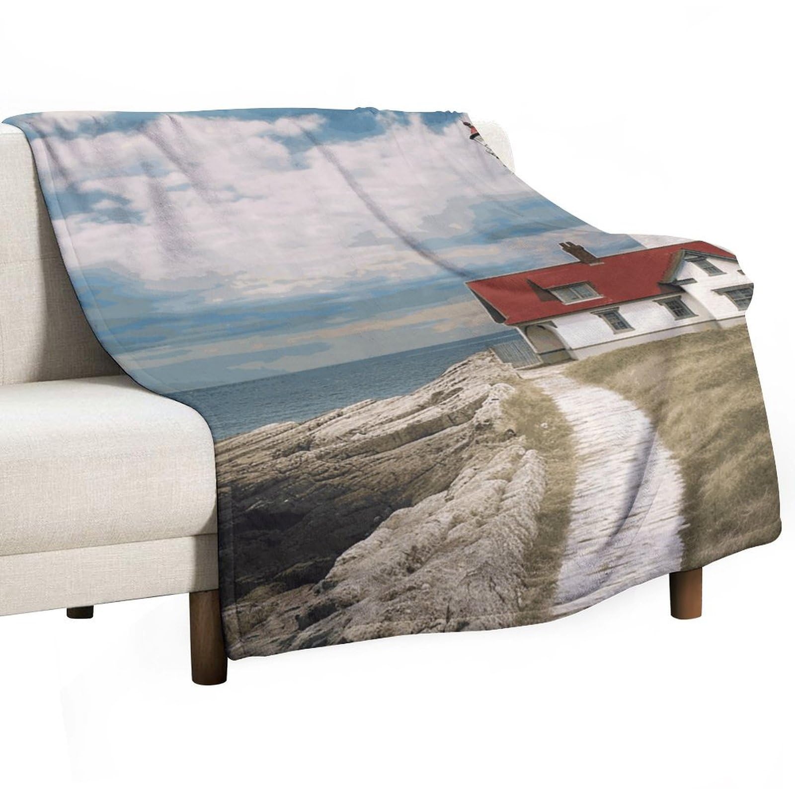 Couverture en flanelle douce légère anti-froid pour canapé