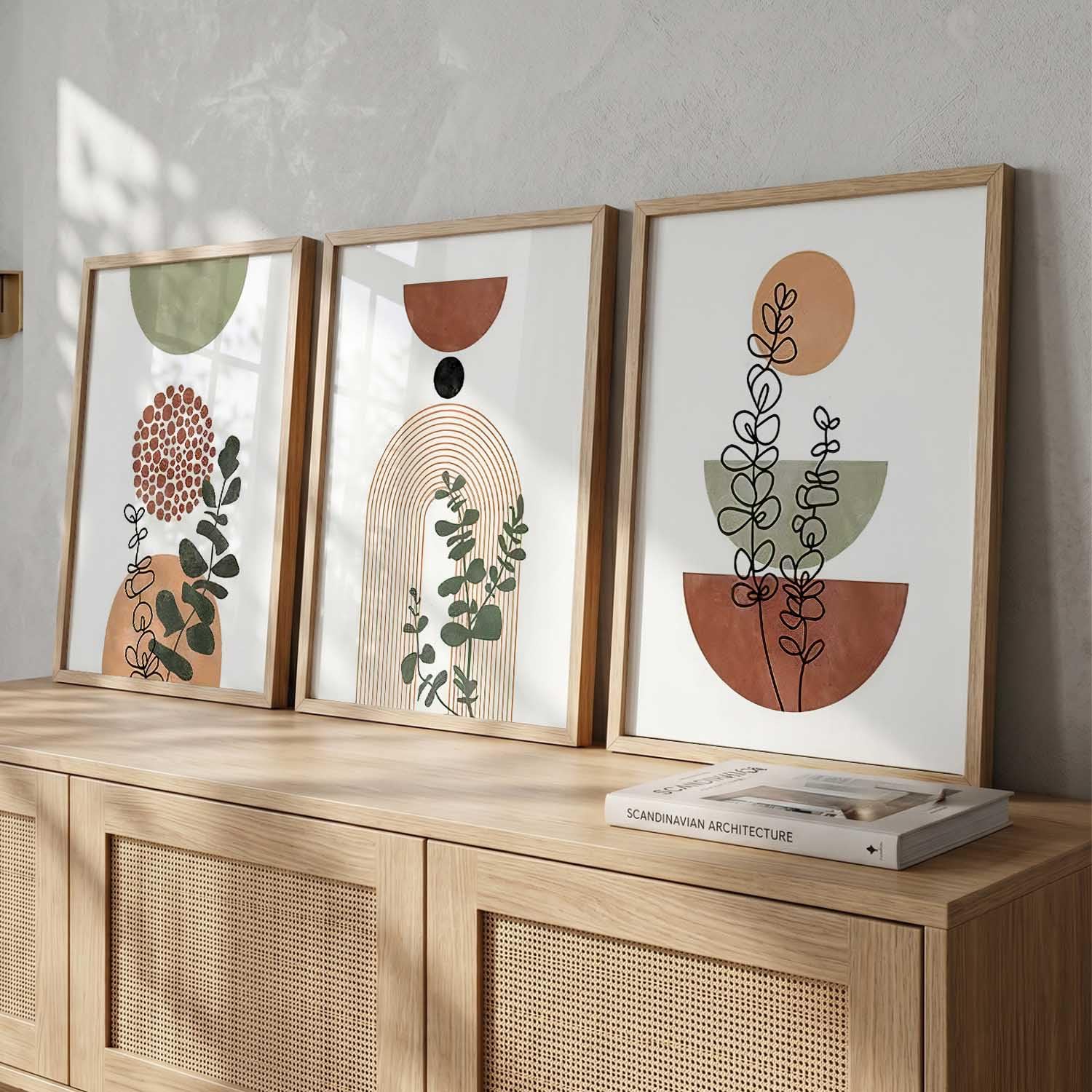 BOHO Wall Art Frames - Aesthetic Decor -18 BOHO Wall Art Frames - Aesthetic Decor -18
