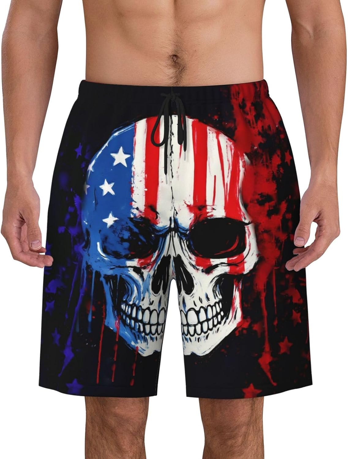 Mens Swim Trunks with Mesh Lining,Quick Dry Swimsuit Board Shorts Beach Pants Swimwear Bathing Suits