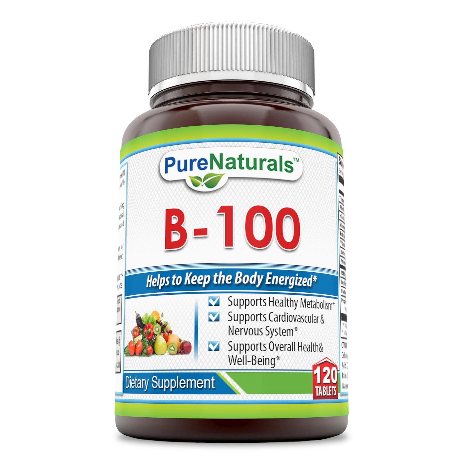 Pure NaturalsB-100 Tablets, 120 Count