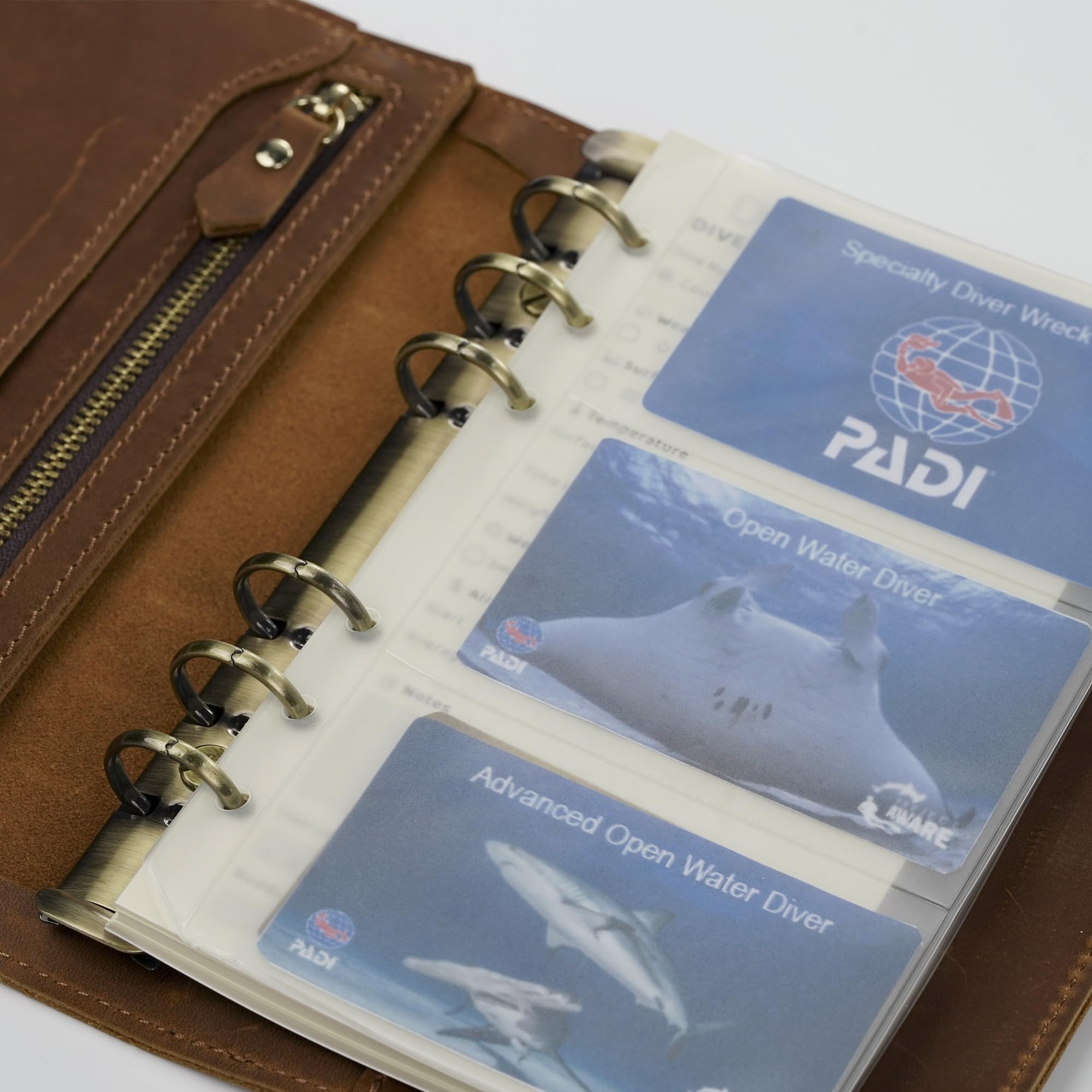 Natmisz: Immersione Registro Immersioni subacquee, Manuale subacqueo Padi Open Water Diver, Raccoglitore di registri di immersione subacquea, Registro Immersione ARA, Regali di immersione subacquea