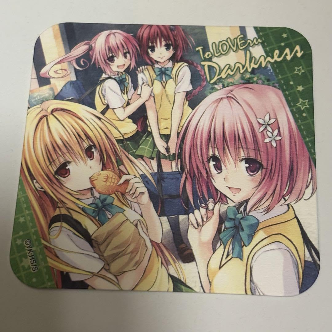 Amazon.co.jp: ToLOVEる ダークネス アートコースター モモ ナナ ヤミ