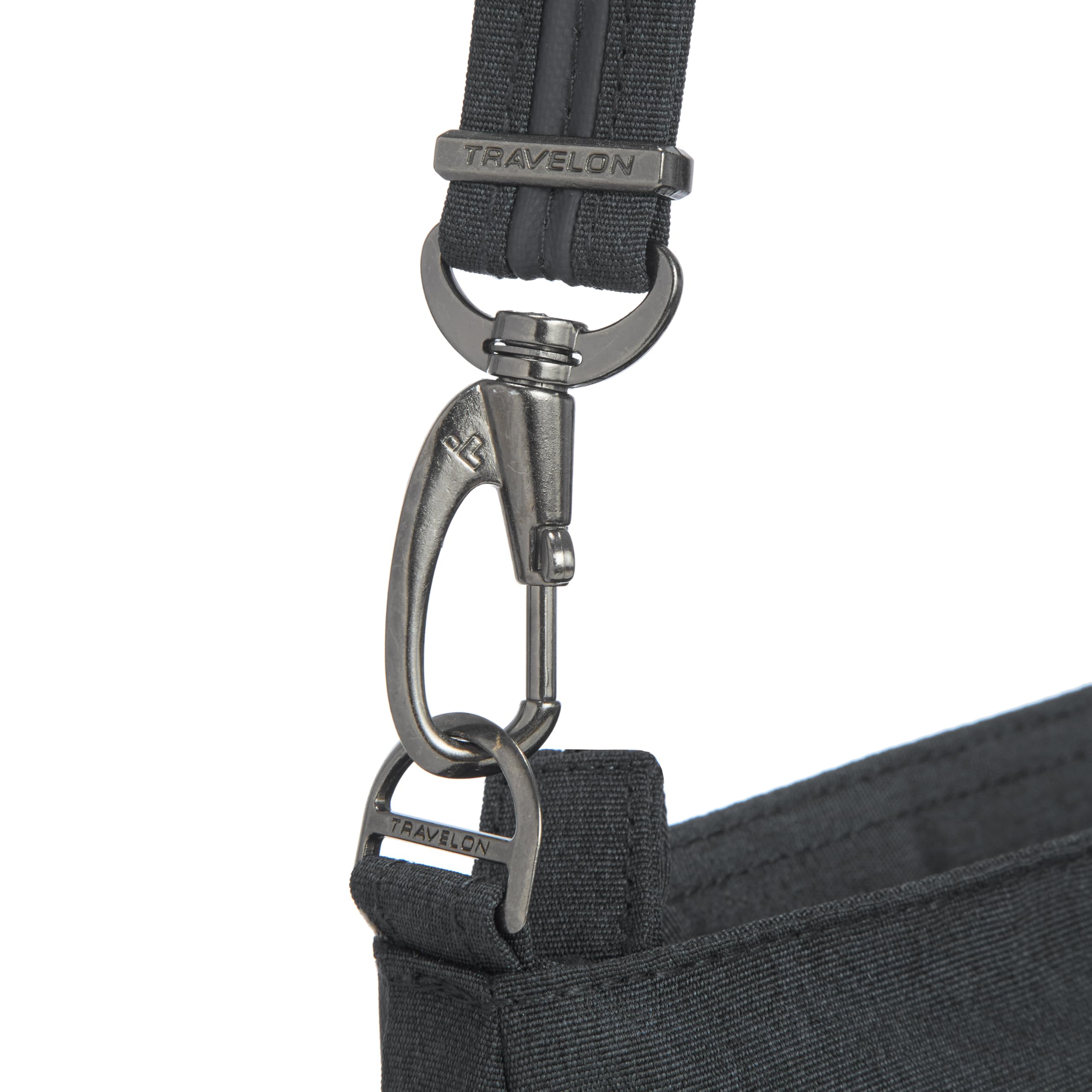 Travelon Unisex Anti-Theft Metro Saddle Crossbody Umhängetasche
