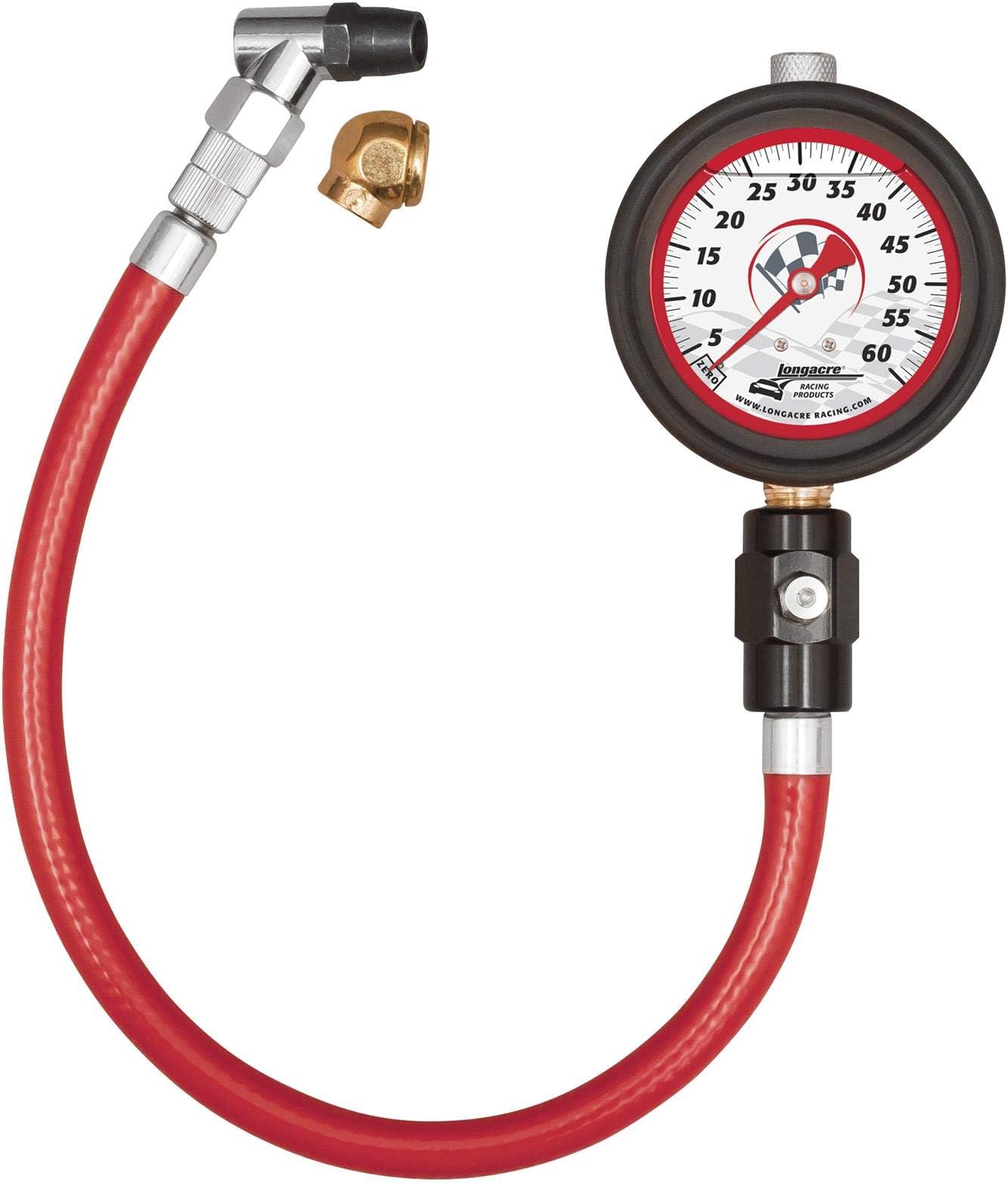 Longacre 52-52002 Liquid Filled 2-1/2 Tire Gauge, 0-60 psi