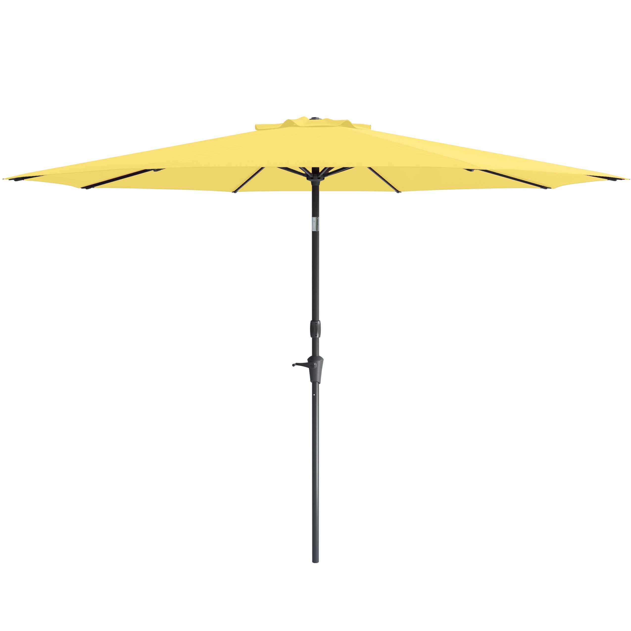 CorLiving PPU-711-U Patio Umbrella, Yellow