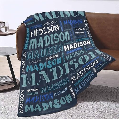 Miniatura 45 de Manta personalizada para bebés, niñas y niños con nombre, mantas personalizadas para niños, manta de bebé personalizada con nombre, artículos