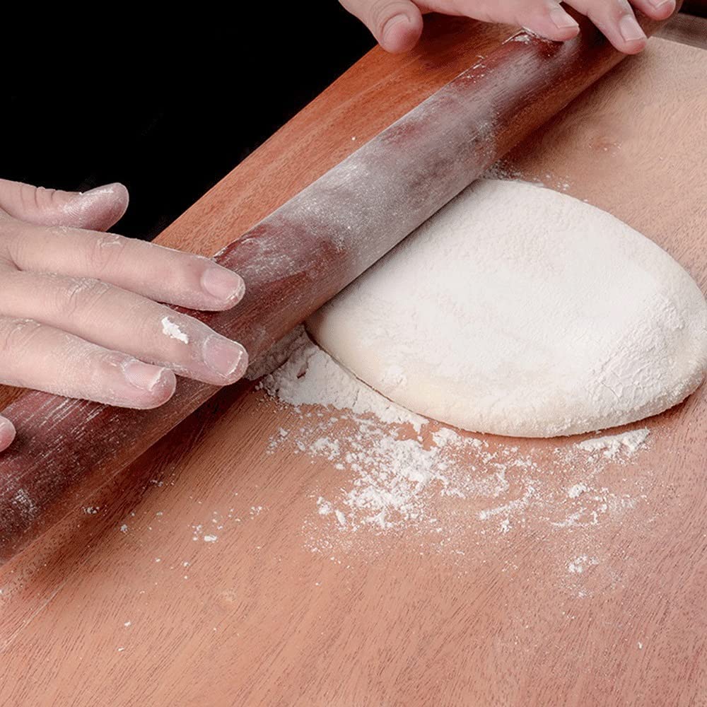 Rodillo de madera Rodillo para masa Rodillos de madera, pasador de Peal, rodillo en relieve, rodillo for hornear, repostería, pan, masa, herramientas de cocina de madera, accesorios de panadería