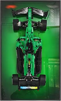 Display Wall Mount Compatible with Lego Technic F1 42240 AMR25