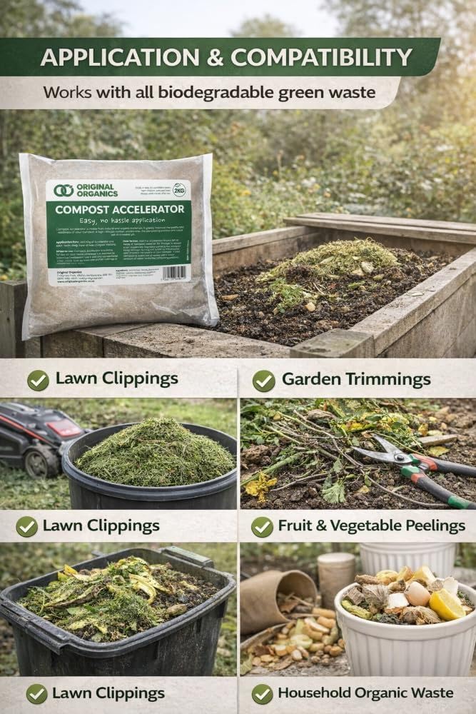 Original Organics Kompostaktivator & Beschleuniger/Kompostbereiter