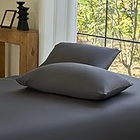 Vista 10 de Juego de fundas de almohada DOZ, 100% viscosa derivada del bambú, cultivada orgánicamente, extremadamente suave, sedosa, transpirable, refrescante
