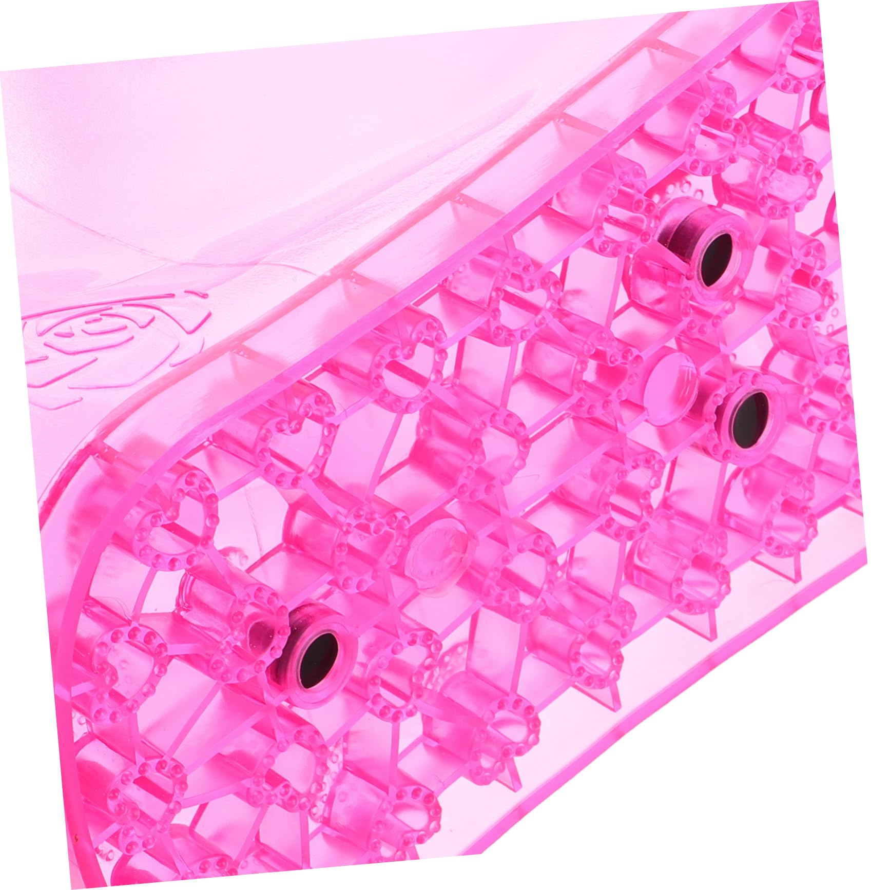 Ipetboom Zapatos para Baño de Pies Masaje Multifuncional de Pvc Fáciles de Limpiar para Spa de Pedicura en Casa Color Rosa Tamaño Pequeño
