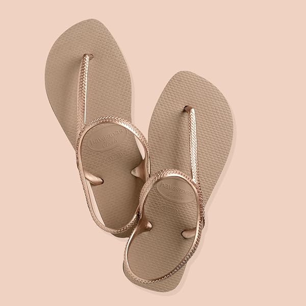 Havaianas - Flash Urban, Sandalias Cómodas, Elegantes y Versátiles, Cierre en Tobillo, Tiras Metálicas Cruzadas, Mujer - 3