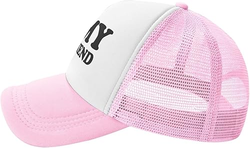 Miniatura 3 de I Love Heart My Girlfriend - Gorra unisex para adultos, gorra ajustable para adultos, gorras de pesca clásicas, Rosado