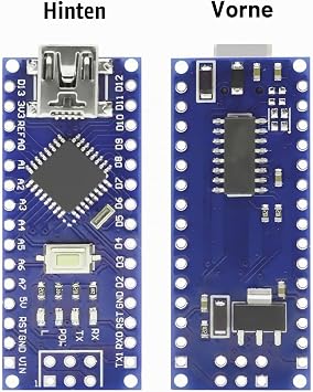 Nano 328P V3 Development Board with USB Cable AYWHP Development Board with Chip CH340 5V 16M Microcontroller Mini Connector Compatible with Arduino