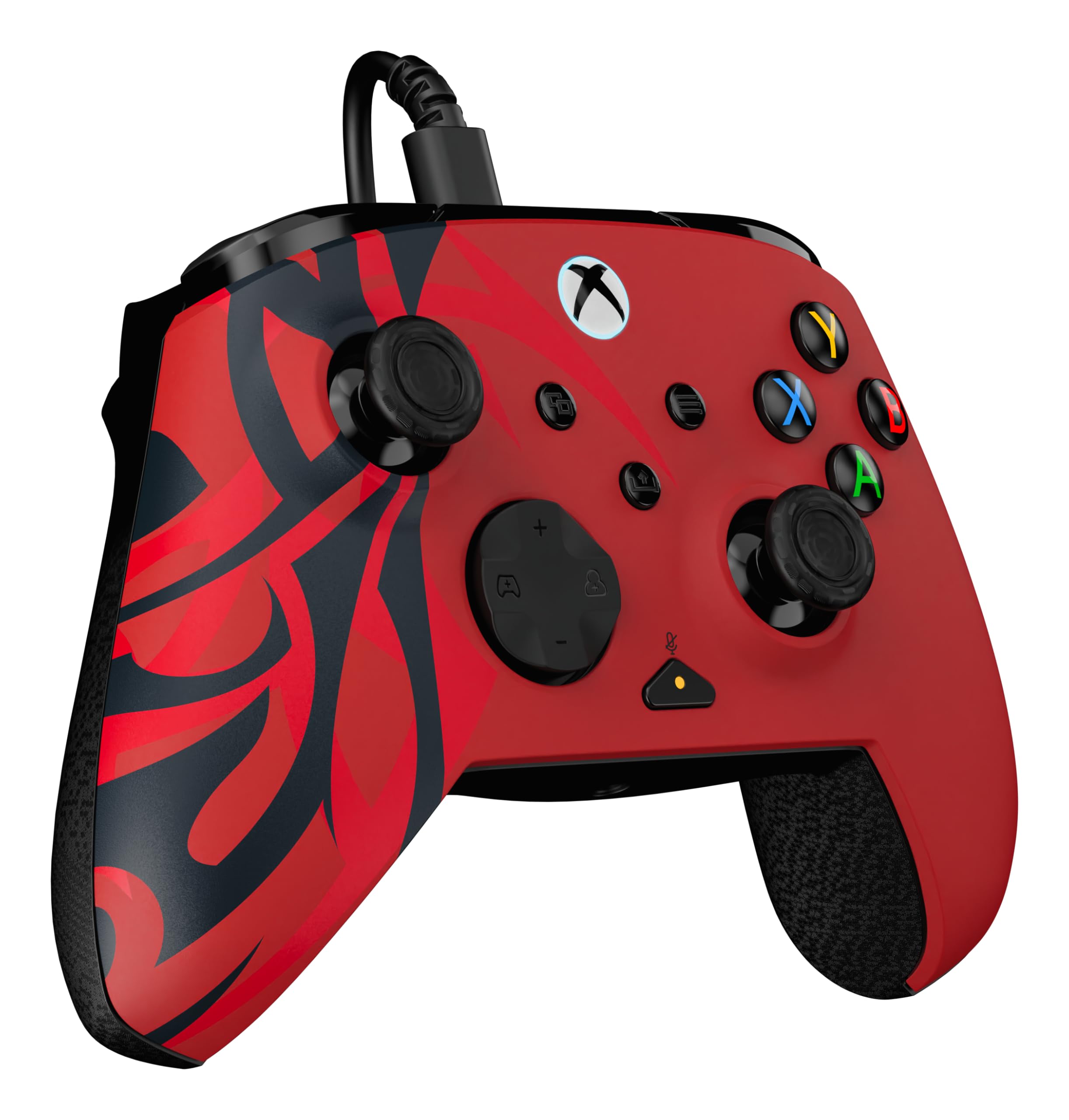 Turtle Beach Rematch Advanced Spirit Red Manette de jeu filaire - Licence Xbox Series XS, Xbox One et PC avec Boutons Programmables, Gâchettes, commandes audio et câble de 2.5 m - 4