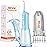 Bitvae C6 Cordless Water Dental Flosser for Teeth Cleaning Picks, Portable Flosser for Travel with 6 Jet Tips, IPX7 Waterproof USB Rechargeable Oral Irrigator Cleaner, Sky Blue