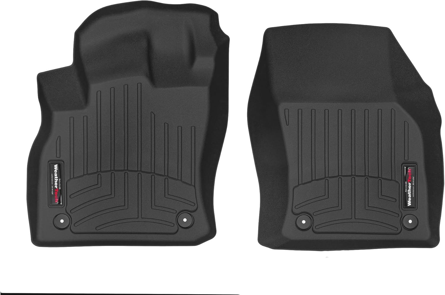 WeatherTech Custom Fit FloorLiners for Audi Q3-1st Row (4415441), Black