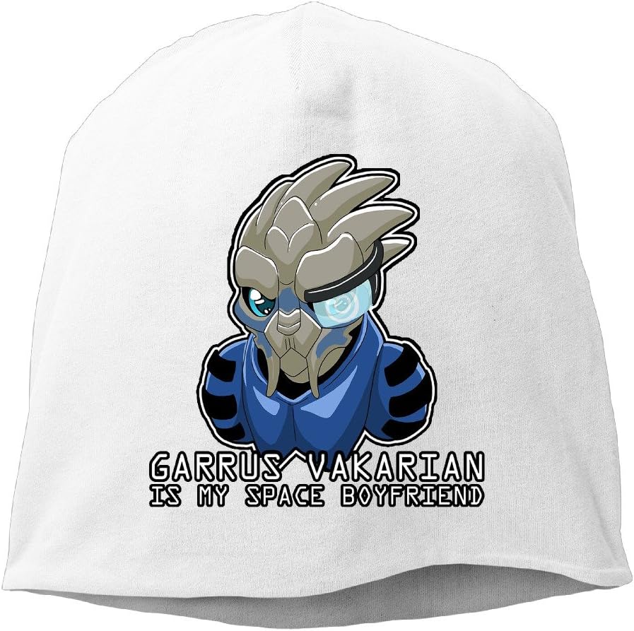YUVIA Garrus Vakarian Is My Space Boyfriend Men's&Women's Patch Beanie CampingBlack Hats For Autumn And Winter