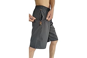 Men's Workout Shorts with Ziper Pockets: Perfect Athletic Companions