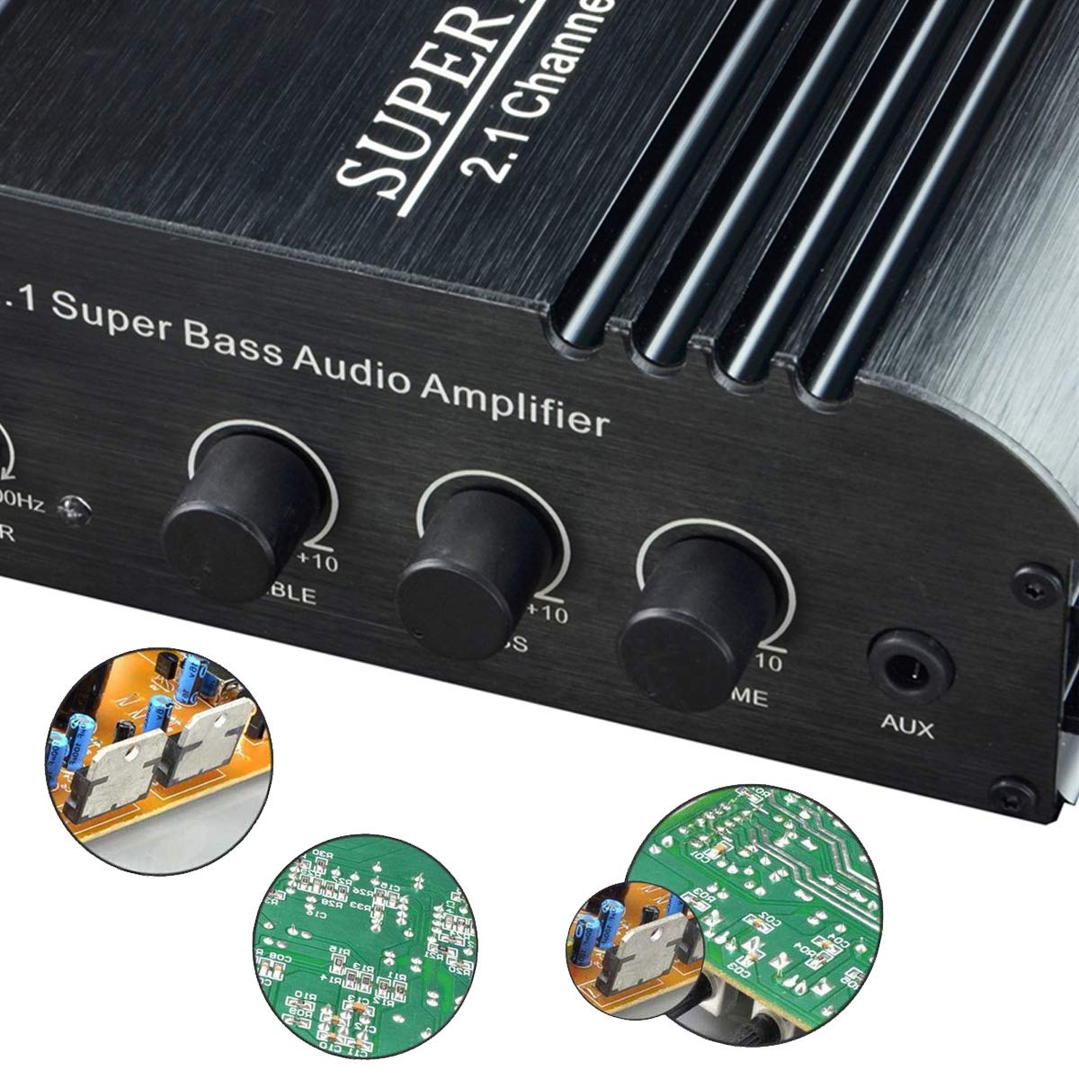 LP-168S 12 V Auto Audio Amplificatore Auto Potenza Subwoofer Bass Uscita Suono Stereo WithAUX Funzione Altoparlante Telecomando