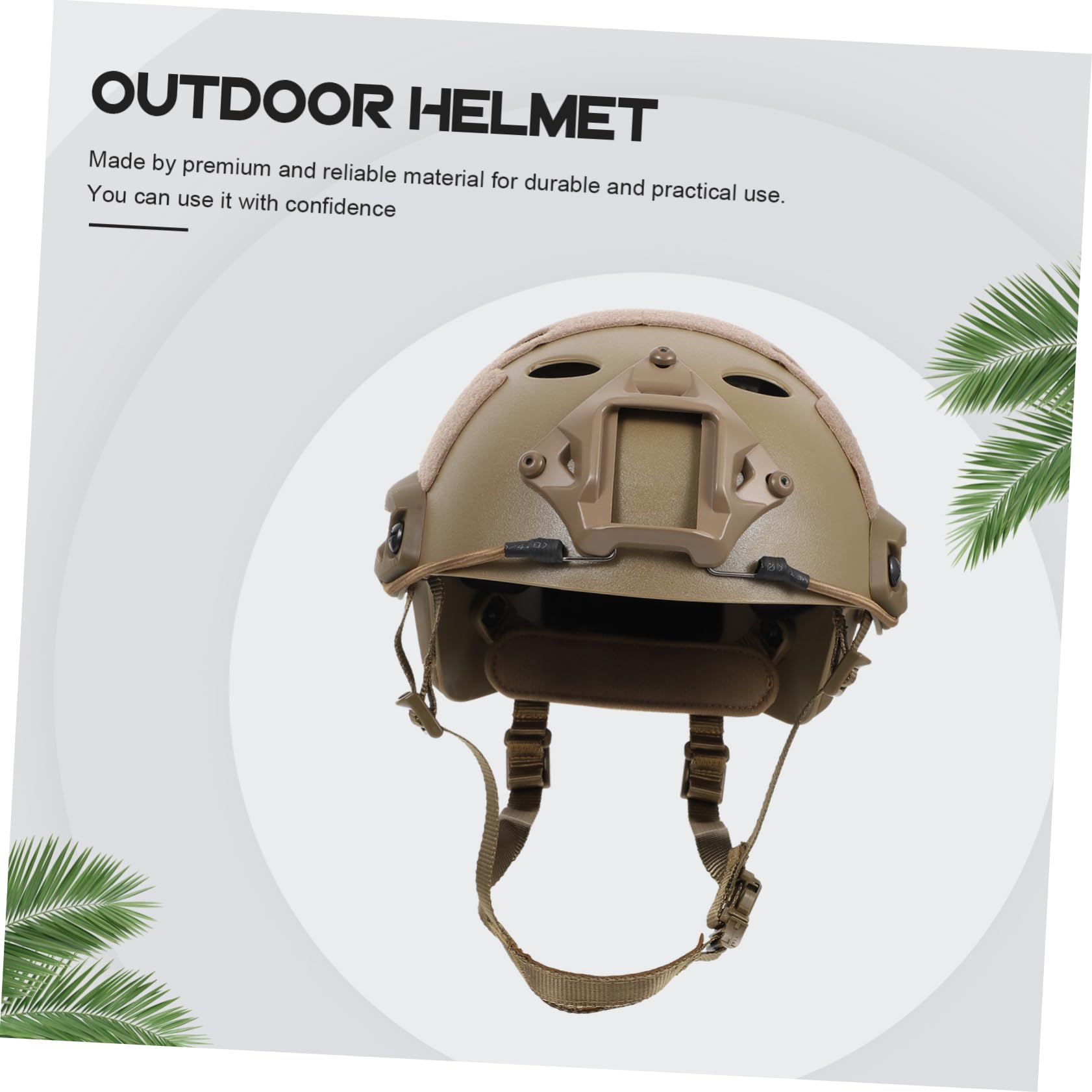 Casque de Vélo de Sport Plein Air Antichoc en Abs Marron