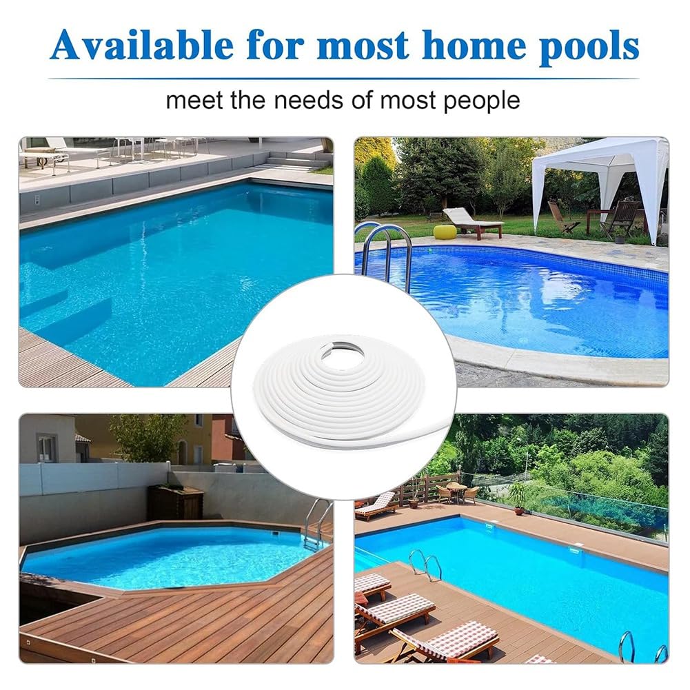 36,6 M Liner Lock Piscina empotrable, cuña de perlas, rodillo de bloqueo de pavimento, juego de parches para piscinas elevadas