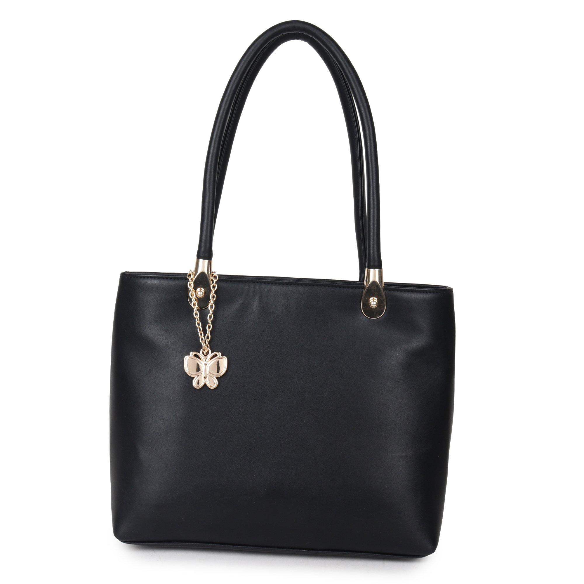 Butterflies Women Handbag (Black) (BNS 0654BK)