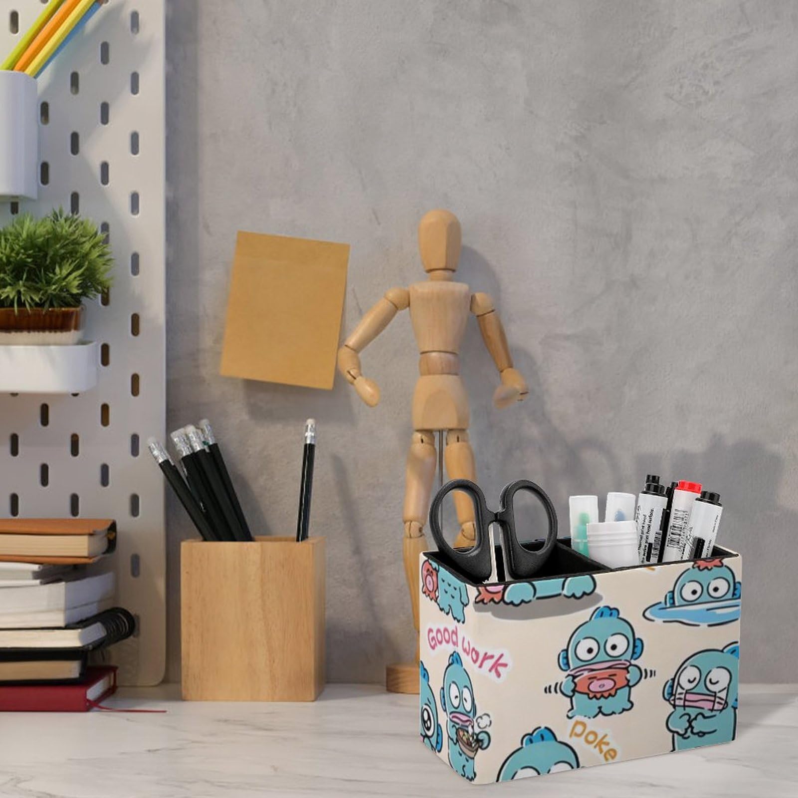 Amazon.co.jp: ハンギョドン ペン立て ペンスタンド 筆立て 筆収納