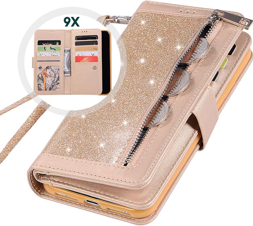 Iphone 11 glitter wallet case Clearance